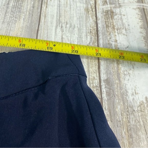 ELOQUII Navy Blue Skirt Cascade details on one dice Sz 20 NWT - Picture 4 of 8